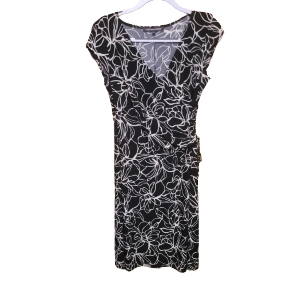 Jones Wear Dress black and white